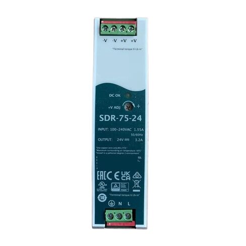1pcs SDR-75 Series SDR-75-12 SDR-75-24 SDR-75-48 75W Single Output Guide Power Supply(SDR-75-48) in Saudi Arabia