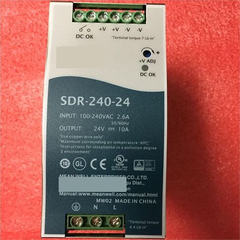 1pcs SDR-240 Series SDR-240-24 SDR-240-48 240W Single Output Industrial DIN Rail Model with PFC Power Supply(SDR-240-48) in Saudi Arabia