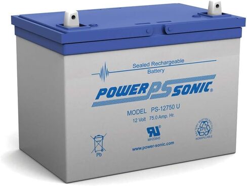 Power Sonic PS-12750-12 Volt/75 Amp Hour Sealed Lead Acid Battery with Nut-Bolt Terminal in Saudi Arabia