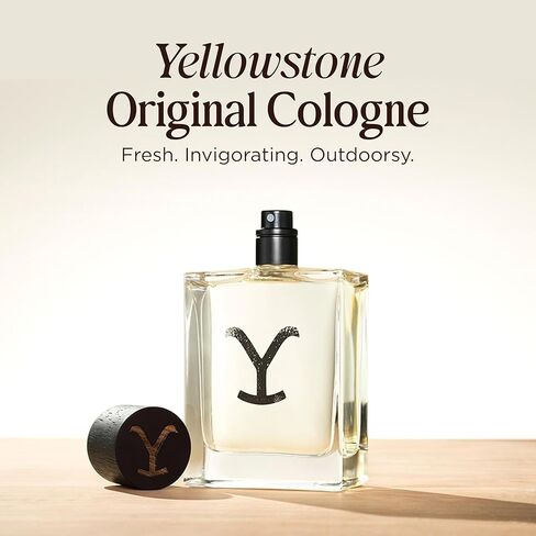 Yellowstone Men's Handcrafted Cologne Spray by Tru Western - Officially Licensed Fragrance of Paramount Network's Yellowstone - 100 ml | 3.4 fl oz in Kuwait