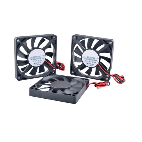 ACP7010 Ultra Thin 70x70x10mm Axial Flow Cooling Fan DC 5V/12V/24V 2-Pin for Power Supply/Frequency Converter(DC24V Double Ball) in Saudi Arabia