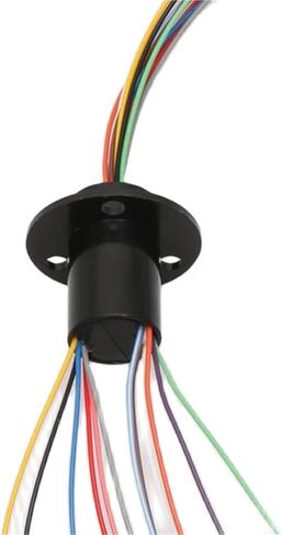 1pc 2/4/6/8/12/18 Channel Micro Rotate Slip Ring 2A Diameter 12.5mm for RC Excavator Model DIY PTZ Gimbal Electric Collector Rings(Dia.12.5mm 6CH 2A) in Kuwait