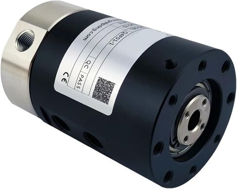 Q4P01-1 Through hole 8mm outer diameter 54mm 4-channel cyclone adapter 360 degree rotating gas slip ring gas-liquid rotating(Q4P01 S1 End exhaust) in Saudi Arabia