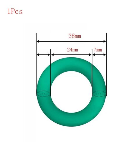 حلقات دائرية مطاطية من النتريل، قطعتان من الحلقات المطاطية الفلورية، 42 مم OD، معرف 28 مم، عرض 7 مم، حشية ختم FKM لسباكة الآلات (57 مم × 71 مم × 7 مم) in Kuwait