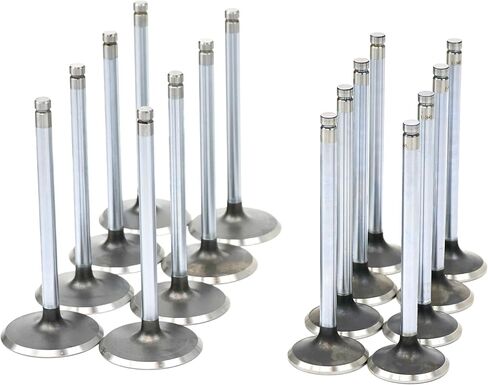 Michigan Motorsports Stock Replacement 2.00"/1.55" LS Valve Set for LS1 LS2 LS6 LQ4 LQ9 LC9 LMG Cathedral Port 243 799 317 241 853 806 Heads in Saudi Arabia