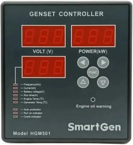 HGM501 بدء وقف المولد وحدة تحكم مولد البنزين الديزل LED الرقمية Dsplay لوحة التحكم أجزاء 9-18 فولت in Saudi Arabia