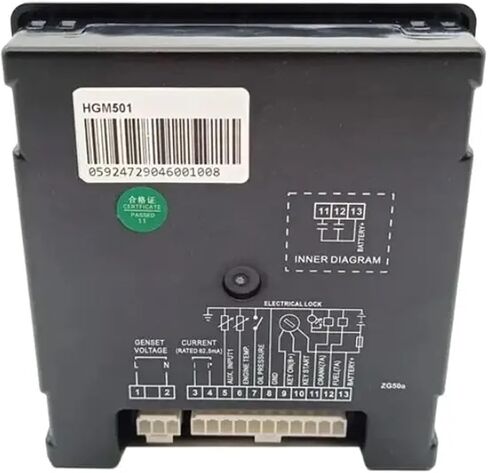 HGM501 بدء وقف المولد وحدة تحكم مولد البنزين الديزل LED الرقمية Dsplay لوحة التحكم أجزاء 9-18 فولت in Saudi Arabia