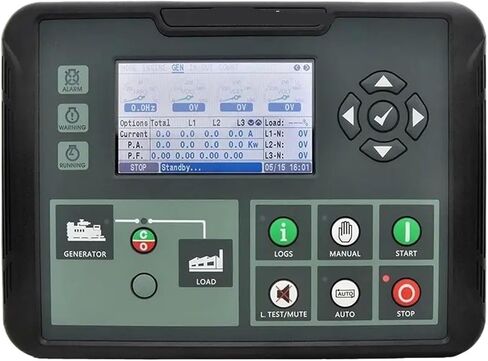 DC80D DC82D DC80DR DC82DR Generator Controller Display Self-Starting Control Board Diesel Genset Spare Parts(DC82DR) in Saudi Arabia