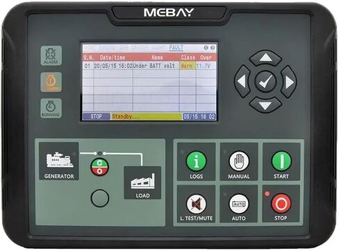 DC80D DC82D DC80DR DC82DR Generator Controller Display Self-Starting Control Board Diesel Genset Spare Parts(DC82DR) in Saudi Arabia