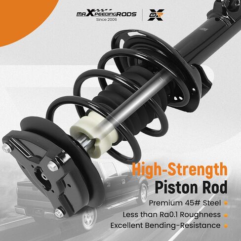 دعامات أمامية maxpeedingrods 1333049 11470 RWD لسيارة Mercedes-Benz C230 2008-2009 C250 2010-2014 C300 2008-2011 C350 2008-2014، مجموعة ممتصات الصدمات مع زنبرك ملفوف، قطعتان in Kuwait
