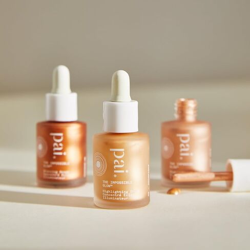 Pai Skincare - The Impossible Glow Organic Hyaluronic Acid + Sea Kelp Glow Drops | Natural, Vegan, Sensitive Skincare (Bronze, 1 fl oz | 30 ml) in Kuwait