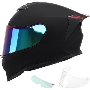 DOT Full Face Motorcycle Helmet DOT Approved Motorbike Racing Street Bike Lightweight Helmet for Adult in Kuwait
