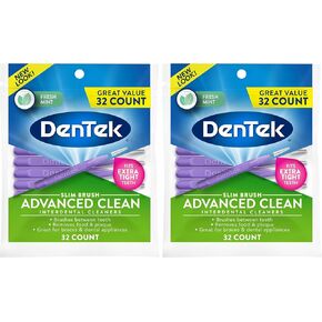 DenTek Easy Brush Interdental Cleaners, Mint, 16 Count in Kuwait