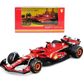سيارة سباق جديدة من السبائك 2024 1/43 F1 SF24 #16 Leclerc لنموذج سيارة فيراري مجموعة صيغة السيارة (تعبئة صندوق ملون) in Kuwait