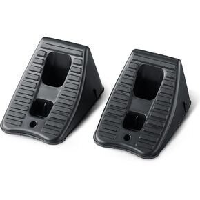 Amazon Basics - Automotive Wheel Chocks, Black, 2 Pack in Saudi Arabia