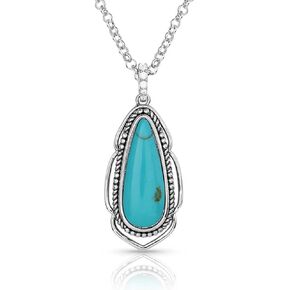 Montana Silversmiths Radiant Western Skies Turquoise Necklace - NC5721 in Saudi Arabia
