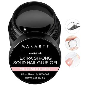 Makartt Nail Glue with Glue Remover Kit, Super Strong Nail Glue 7ML for Acrylic Nails Press On Nails,10ML Glue Off Fake Nails, Remover for Super Glue, Nail Polish Easy Application Nail Art Supplies in Saudi Arabia