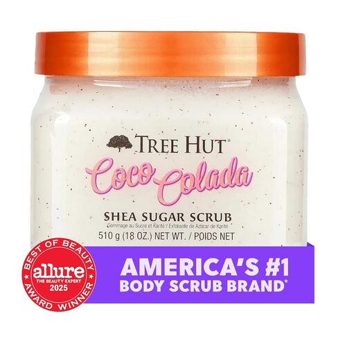 Tree Hut Coco Colada Shea Sugar Scrub, 18 oz, Ultra Hydrating and Exfoliating Scrub for Nourishing Essential Body Care in Kuwait