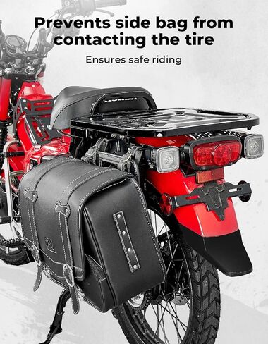 حامل جانبي KEMIMOTO متوافق مع CT125 Trail 125 Hunter Cub (2021-2025) - رف الأمتعة، حامل تخزين جانبي in Kuwait