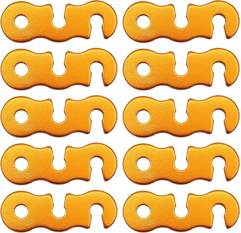 10Pieces Guy Rope Tensioners Guy Line Cord Adjuster Aluminum Alloys Buckles Tent Adjuster for Camping Tool in Saudi Arabia