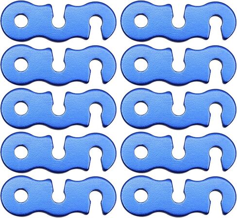 10Pieces Guy Rope Tensioners Guy Line Cord Adjuster Aluminum Alloys Buckles Tent Adjuster for Camping Tool in Saudi Arabia