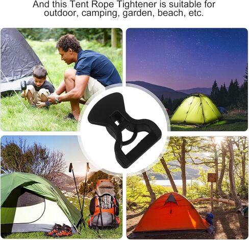POPETPOP 50pcs Outdoor Tent Rope Buckles Plastic Cord Tensioners with Anti-Slip Fasteners for Camping Elastic Rope Fixing Clips Stable Windproof Webbing Buckle Hooks for Secure Tent Setup in Saudi Arabia