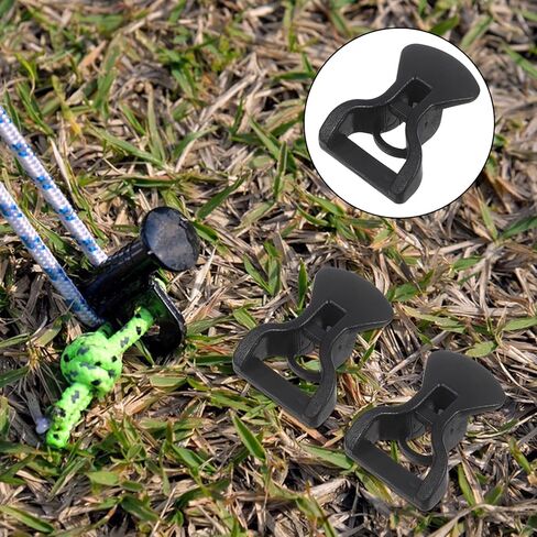 POPETPOP 50pcs Outdoor Tent Rope Buckles Plastic Cord Tensioners with Anti-Slip Fasteners for Camping Elastic Rope Fixing Clips Stable Windproof Webbing Buckle Hooks for Secure Tent Setup in Saudi Arabia