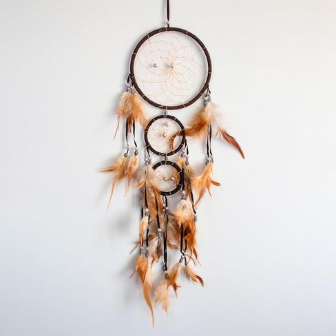 10 قطع من حلقات صائدة الأحلام مقاس 8 بوصة من يوسينورا، حلقات معدنية على شكل زهور إكليل مكرمية ذهبية لصائد الأحلام، تعليق على الحائط بنفسك (8 بوصة) in Kuwait