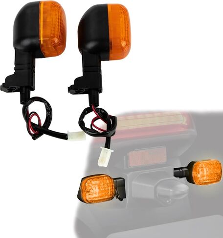 PSLER Motorcycle Rear Turn Signals Motorcycle Signal Lights Compatible with BWS 50 100 125, ZUMA 50F 50 FX 125, Amber lens, 1 Pair in Saudi Arabia