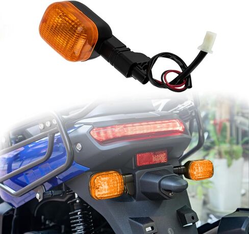 PSLER Motorcycle Rear Turn Signals Motorcycle Signal Lights Compatible with BWS 50 100 125, ZUMA 50F 50 FX 125, Amber lens, 1 Pair in Saudi Arabia