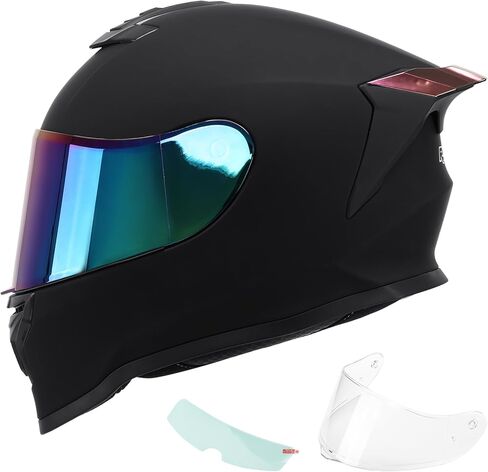 DOT Full Face Motorcycle Helmet DOT Approved Motorbike Racing Street Bike Lightweight Helmet for Adult in Kuwait