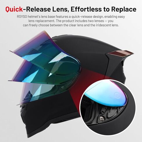 DOT Full Face Motorcycle Helmet DOT Approved Motorbike Racing Street Bike Lightweight Helmet for Adult in Kuwait