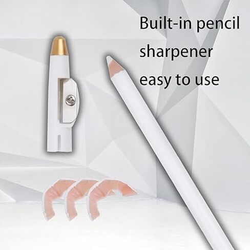 12 Pieces Eyebrows Pencils Barber Pencil with Built-in Sharpener Makeup Pencil Edge Hairline Razor in Saudi Arabia