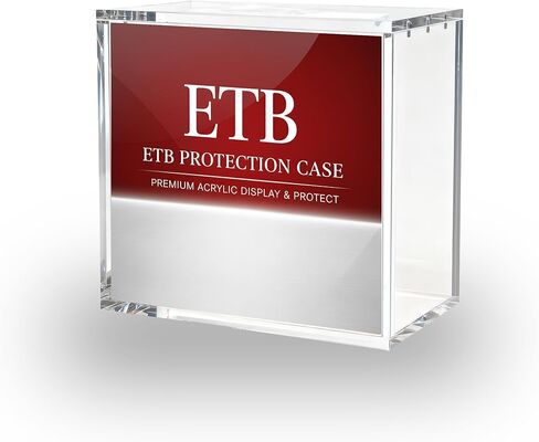 ETB Protector Case, 8+5mm Fortress Acrylic Display Case, Superior Magnetic Lock & UV Protection, Stackable Box for Elite Trainer Box in Saudi Arabia