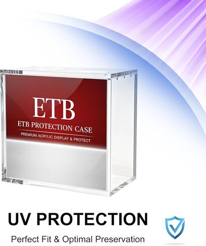ETB Protector Case, 8+5mm Fortress Acrylic Display Case, Superior Magnetic Lock & UV Protection, Stackable Box for Elite Trainer Box in Saudi Arabia