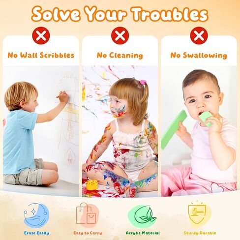 16" LumiBoard LED Drawing Board for Kids - 7 Colors & 10 Modes Rechargeable Acrylic LED Note Board with 7 Markers Cleaning Kit, Birthday & Christmas Gifts for Kids/Girls/Teens in Saudi Arabia