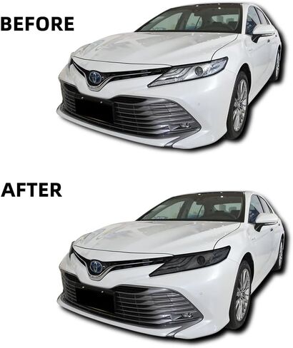 PreCut Vinyl Smoke Tint for 2018-2023 8th Gen Toyota Camry Headlight&Taillight (Headlight &Taillight Films), dewo4315 in Saudi Arabia