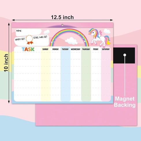 Behavior Reward Chart System for Kids Girls Toddlers - Pad with 30 Chore Charts, 1920 Star Stickers, 96 Incentive Stickers to Motivate Responsibility and Good Habits (Mermaid) in Saudi Arabia