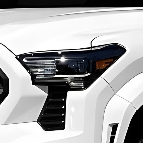 مجموعة تلوين المصابيح الأمامية الكاملة من BOGAR TECH DESIGNS متوافقة مع Toyota Tacoma 2024-2026، دخان داكن in Saudi Arabia
