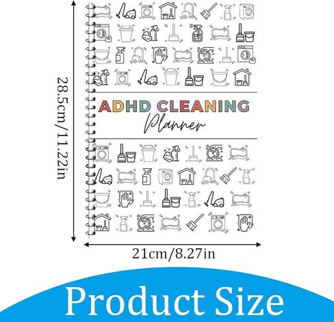 Adhd Cleaning Planner, Editable Adhd Cleaning and Organizing Planner DIY Cleaning Schedule Notebook for Adults Home Chore Chart Adhd Daily Planner in Saudi Arabia