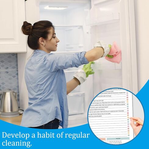 Adhd Cleaning Planner, Editable Adhd Cleaning and Organizing Planner DIY Cleaning Schedule Notebook for Adults Home Chore Chart Adhd Daily Planner in Saudi Arabia