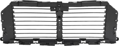 Front Upper Radiator Grille Air Shutter Assembly Compatible with 2021-2023 Ford F-150 2024-2025 Ford F-150 Raptor Without Motor Replacement for ML3Z-8475-C ML3Z-8475-A PP Nylon Black in Saudi Arabia