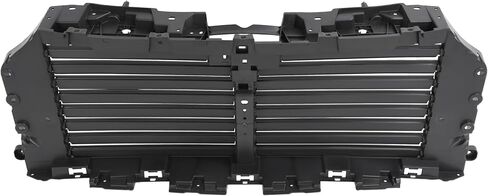Front Upper Radiator Grille Air Shutter Assembly Compatible with 2021-2023 Ford F-150 2024-2025 Ford F-150 Raptor Without Motor Replacement for ML3Z-8475-C ML3Z-8475-A PP Nylon Black in Saudi Arabia