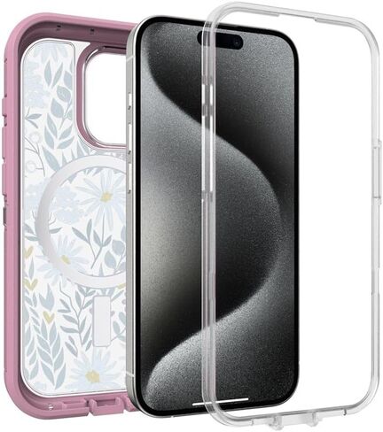 OtterBox iPhone 15 Pro Defender Series XT Case with MagSafe, Screenless, Rugged - Non-Retail Packaging - Blue in Saudi Arabia