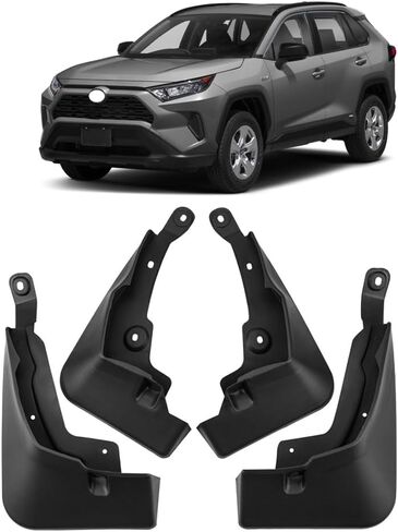 for RAV4 2025 2024 2023 2022 2021 2020 2019 mudguards, Factory Style, no Drilling Required, Rear Wheel mudguards, Splash Guards RAV4 2025 Accessories. in Saudi Arabia
