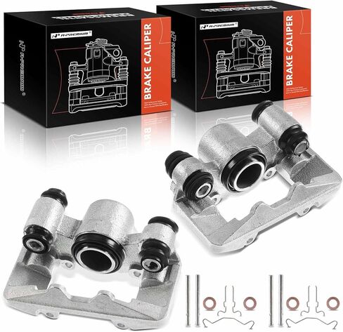 A-Premium Disc Brake Caliper Assembly Without Bracket Compatible with Select Toyota and Pontiac Models - Corolla 2003-2006, Matrix 2003-2007, Celica 2000-2005, Vibe 2003-2006 - Rear Side in Kuwait