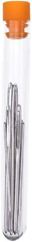 Stainless Steel Large Eye Sewing Needles, Easy to Use, 9 Needles with Bottle, for Crafting, Embroidery, Darning, Quilting in Saudi Arabia