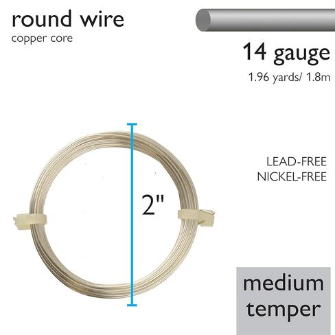 The Beadsmith German-Style Jewelry Wire – 24 Gauge, 12 Meter Coil – Copper Core, Copper Plated -Beading Wire Used to Jewelry Making, Wire Wrapping, Sculpting, Floral, and DIY Arts & Crafts in Saudi Arabia
