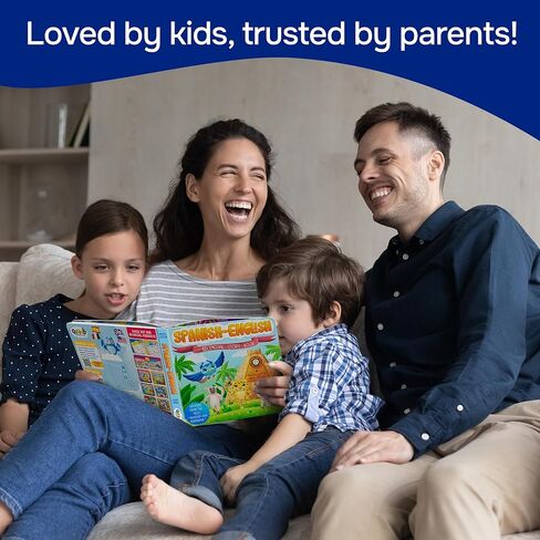 Bilingual Baby Books Spanish & English - Nursery Rhyme Books for Babies and Toddlers with Sound: Great Book to Learn Spanish for Kids, Award Winning Bilingual Sound Books Learning Toys by GUFINO in Kuwait