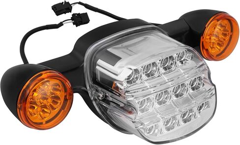 TCT-MOTORPARTS LED Tail Light Brake Turn Signal Fit For Harley Low Rider ST FXLRST FXLR 2022-2025 El Diablo FXRST 2022 in Saudi Arabia